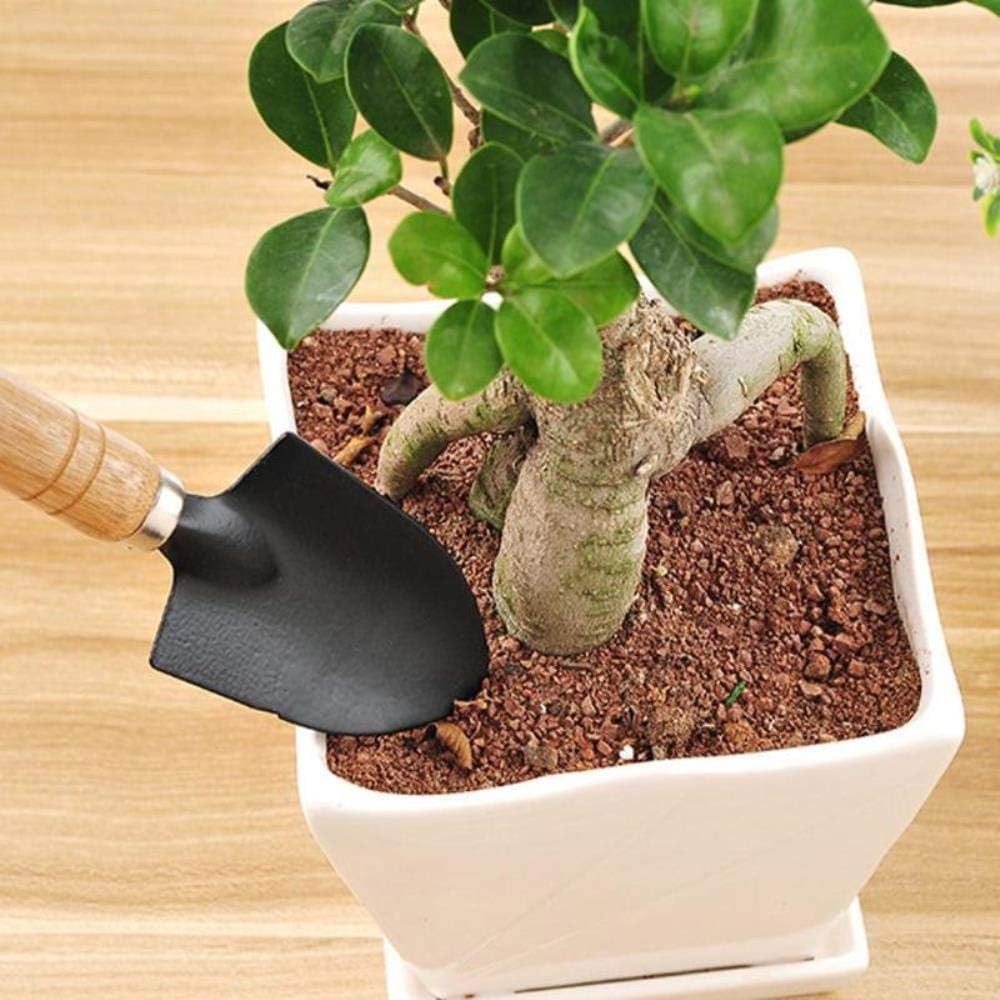 120 Pieces Flower Planting Shovels with Wooden Handle (Durable Garden Tool for Planting Flowers – Vegetables – and Herbs - Ideal for Gardeners – Landscape Professionals – and Home Use)