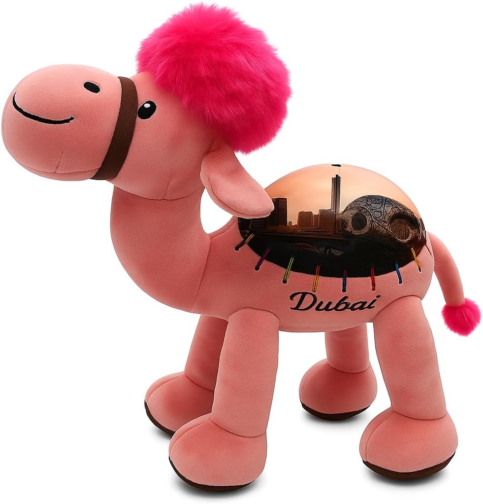 96 Pieces Light Pink Camel Plush Toys (30cm)