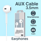 240 Pieces Earphones AUX Cables (3.5mm Audio Wire for Smartphones – Tablets & Cars)