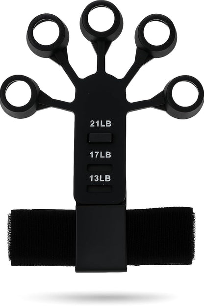 Grip Strength Trainer, 6 Resistant Levels, Silicone Finger Exerciser, Hand Extension, Strength Training, Finger Flexion