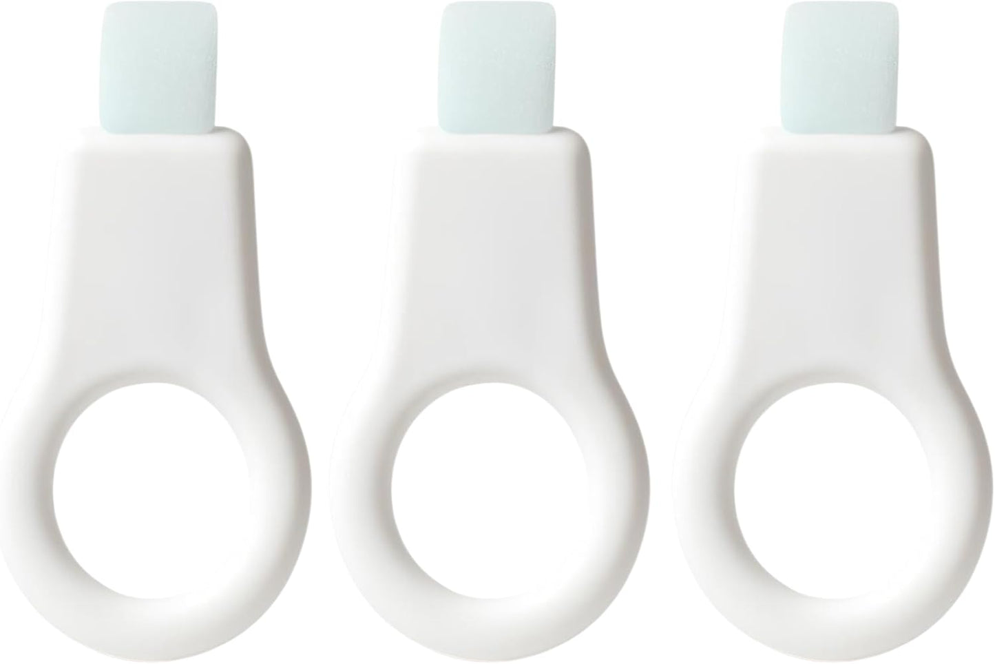 Tooth Cleaning Brush – PP + Sponge – 3-Pack – White