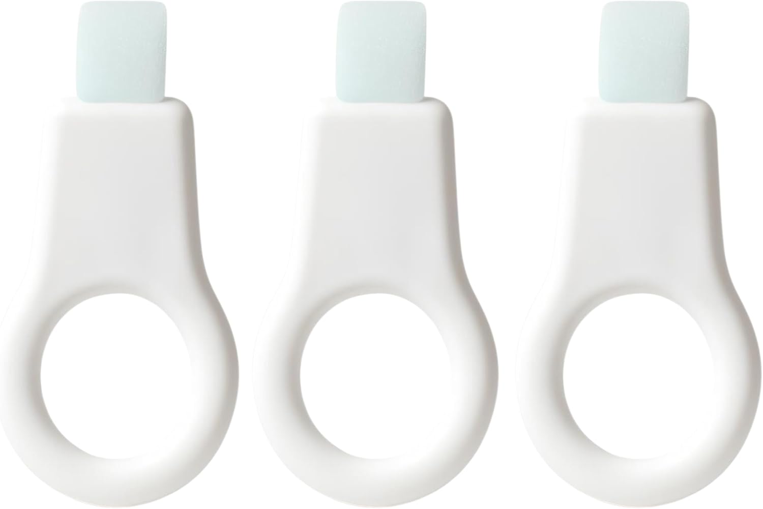 240 Pieces Tooth Cleaning Brushes (PP + Sponge – 3-Pack – White)