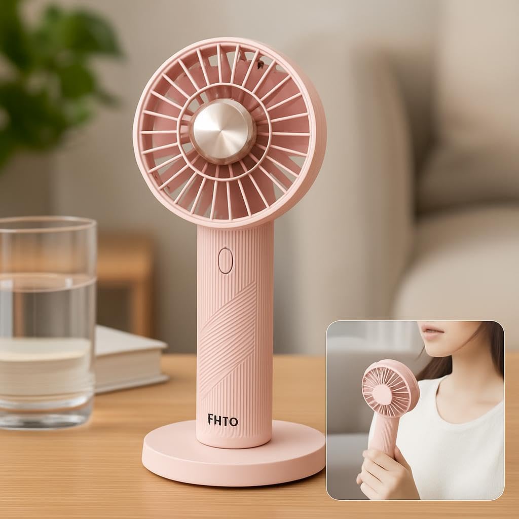 96 Pieces USB Rechargeable Desktop Fan - Assorted Colors for Home and Office