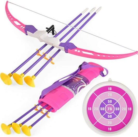 Fitto 7pcs Archery Set for Kids – Bow and Arrow Play Toy for Indoor & Outdoor Remote Shooting – Safe, Durable, Fun Sports Game for Children – Perfect Gift for Boys and Girls Ages 5+