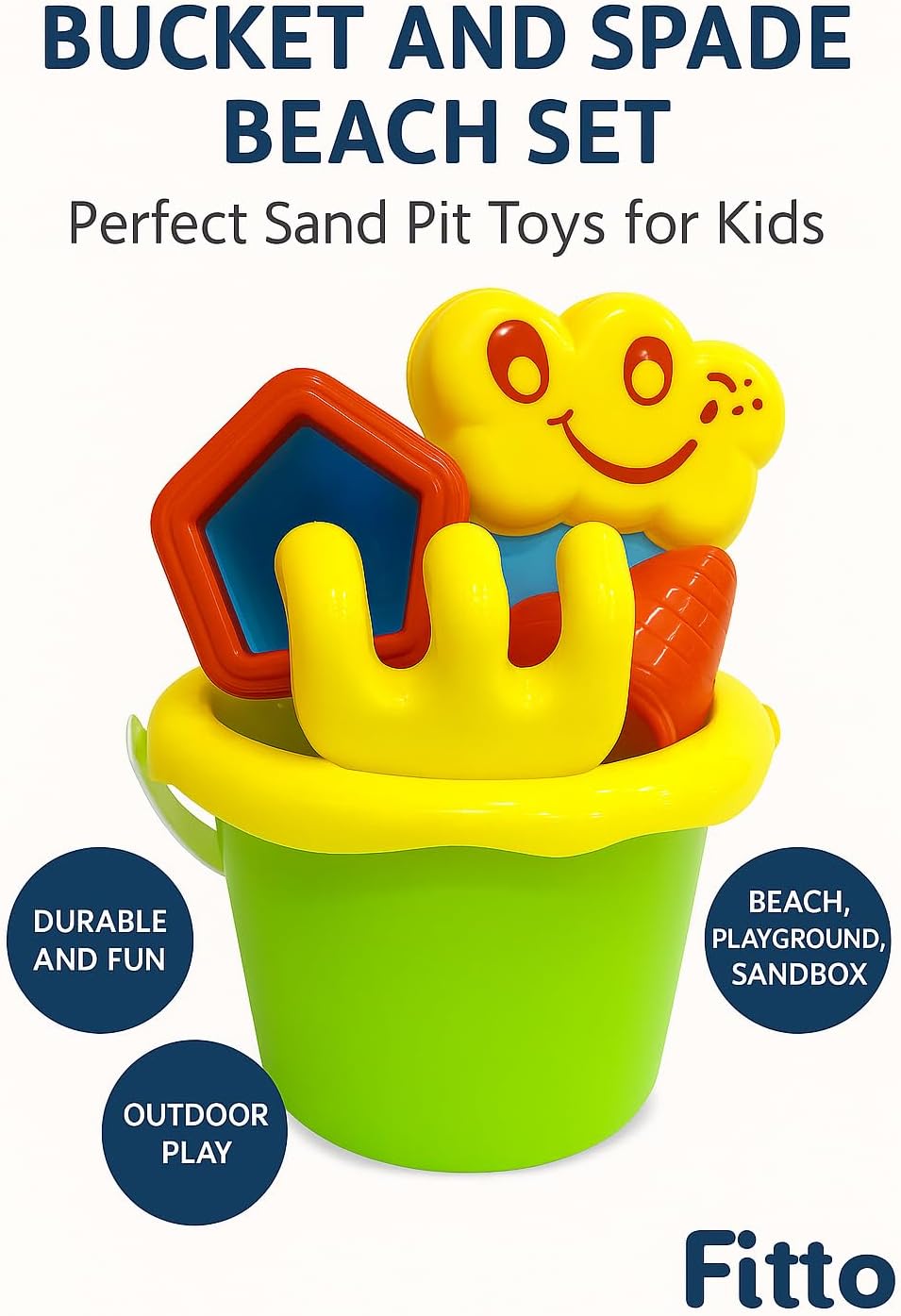 96 Pieces Bucket and Spade Beach Sets (Perfect Sand Pit Toys for Kids – Durable and Fun for Outdoor Play – Ideal for Beach – Playground – and Sandbox Activities)
