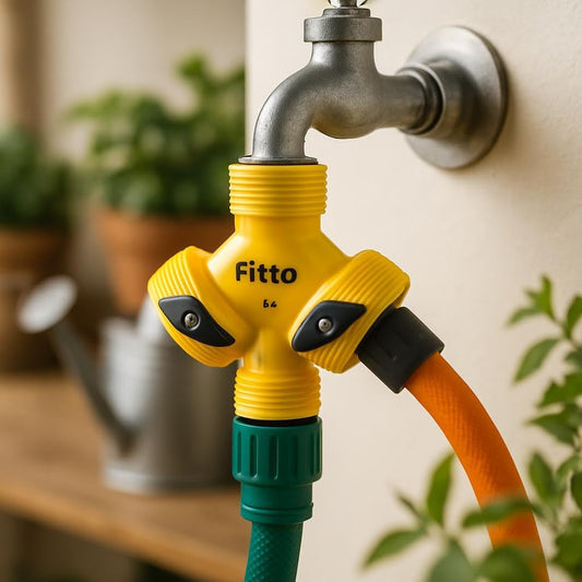 3/4 Tap Adaptor with 3-Way Connector for Garden Hoses