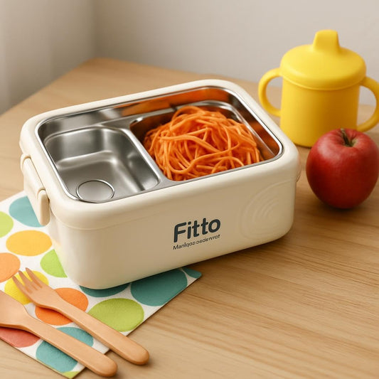 Insulated Stainless Steel Lunch Box for Kids - Assorted Colors