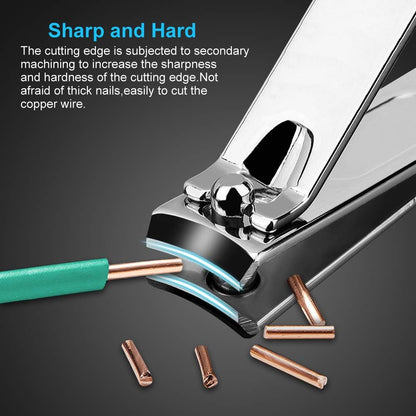 Nail Clippers Set, 18-Piece Stainless Steel Professional Manicure and Pedicure Kit, Fingernail & Toenail Clipper Cutters with Luxurious Travel Case, Grooming Tools for Men & Women by
