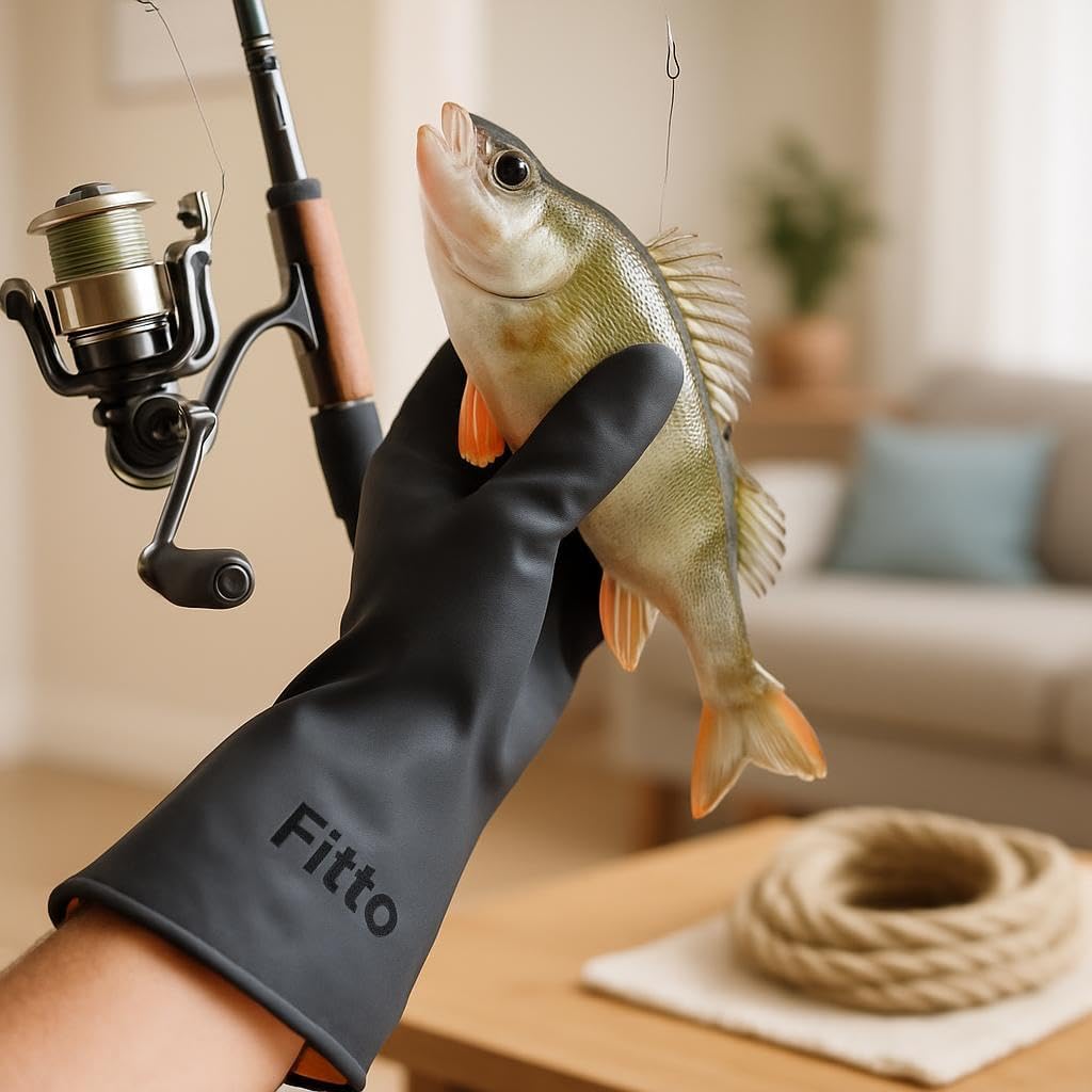 96 Pieces Fishing Gloves for Men and Women (Waterproof – Anti-Slip – Lightweight)