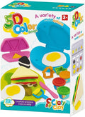 120 Pieces Non Dry Bulk Modeling Breakfast 5D Educational Toys for Kids