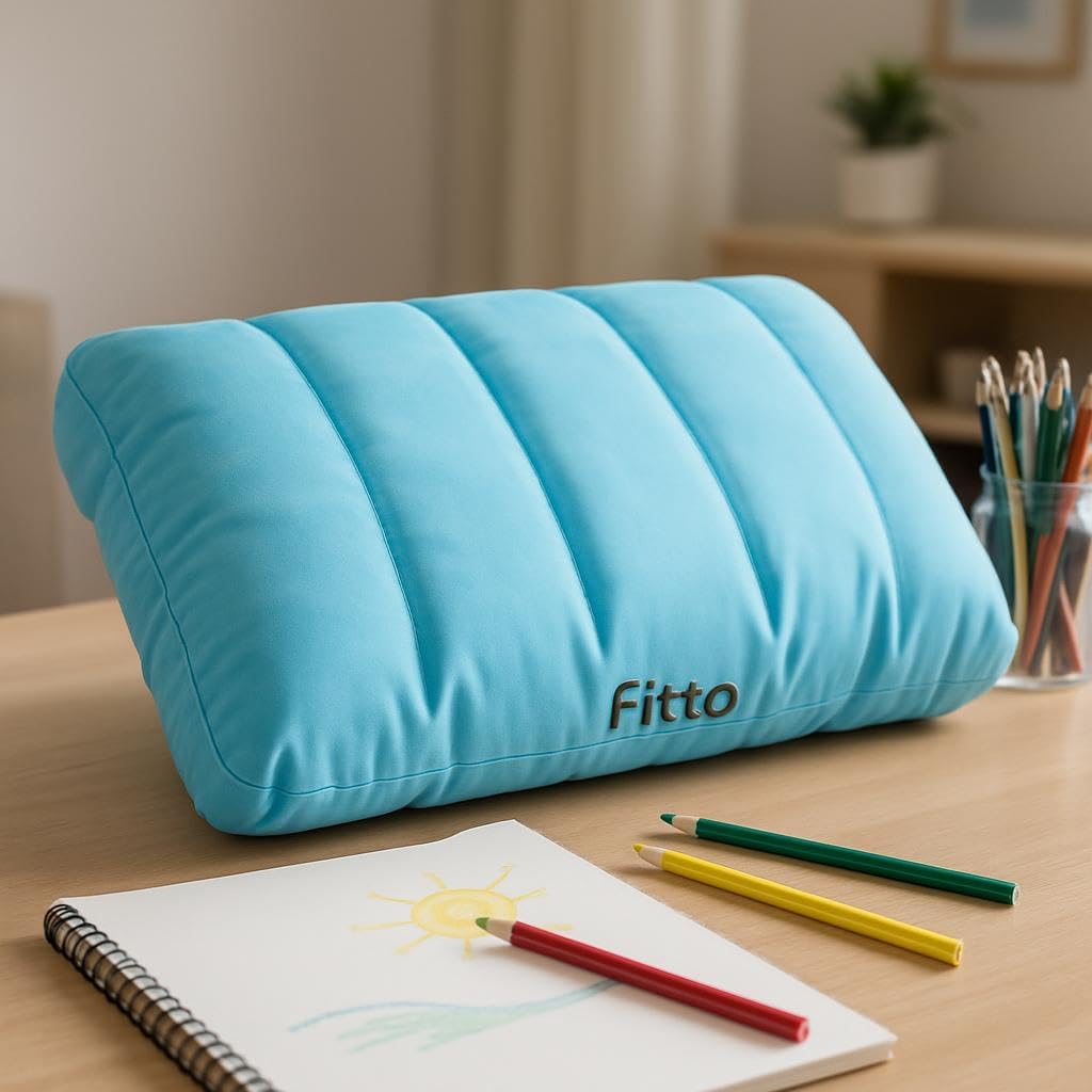 120 Pieces Kids Pillows (43x28x9 cm for Ages 3+ Bedside Sleep Support)