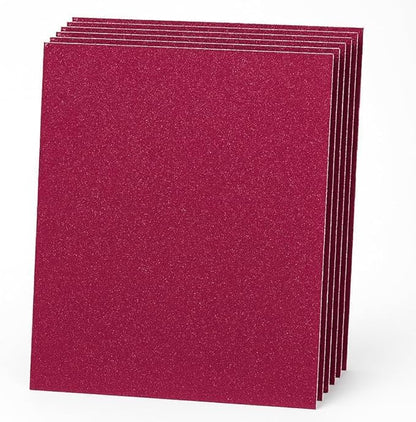 GLIT EVA Foam Sponge Sticker Sheets 10 Pack A4 Size 21cm x 29.7cm Pink for Crafts and DIY Projects
