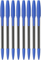 120 Pieces 7-Packs (1.0mm Blue Ball Point Pen - 15.9cm)