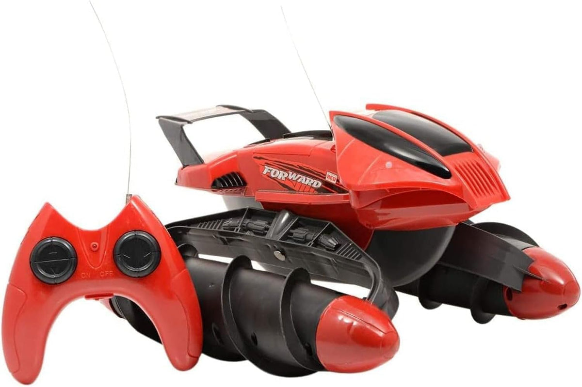 48 Pieces Remote Control Water and Amphibious Tank 1:10s with Unique Rotating Drill Tires Suitable For All Terrain