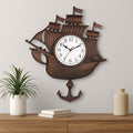 72 Pieces Nautical Ship Design Wall Clock - Titanic-Inspired Plastic Wall Clocks for Bedroom and Office (Durable – Long-Lasting – Perfect Gift for Housewarmings – Weddings – and Nautical-Themed Home Décor)