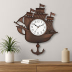 72 Pieces Nautical Ship Design Wall Clock - Titanic-Inspired Plastic Wall Clocks for Bedroom and Office (Durable – Long-Lasting – Perfect Gift for Housewarmings – Weddings – and Nautical-Themed Home Décor)