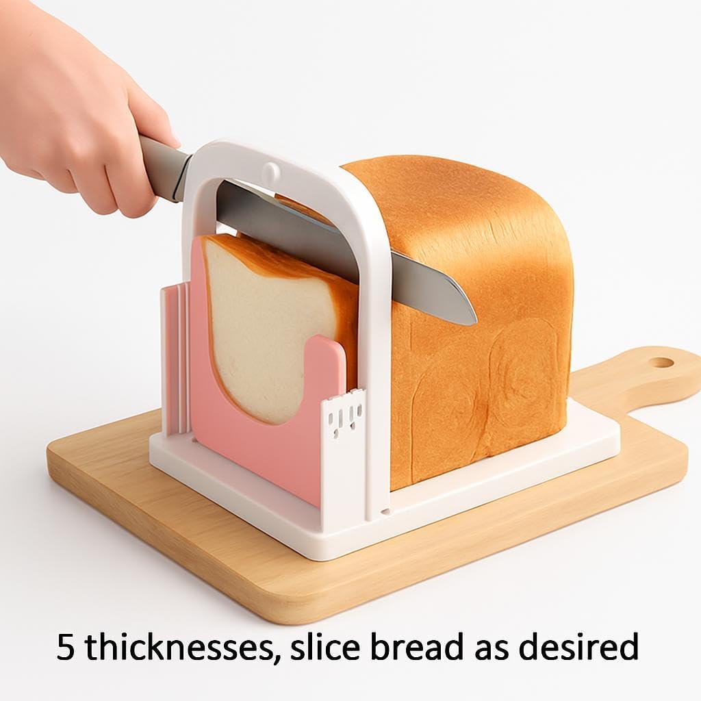 96 Pieces Wall-Mounted Bread Slicer - Compact Pink ands