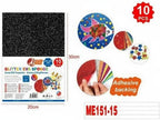 96 Pieces GLIT EVA Foam Sponge Sticker Sheets 10 Pack A4 Sizes (21cm x 29.7cm Gray for Crafts and DIY Projects)