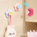 240 Pieces Flower Suction Cup Hooks (Floral Design – Pack of 2 – Pink)