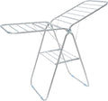 48 Pieces Heavy Duty Stainless Steel Laundry Racks (Vertical Folding Drying Stand – Space Saving & Portable – Ideal for Small Areas – No Assembly Needed – 25 Bars for Versatile Drying – Indoor & Outdoor Use)