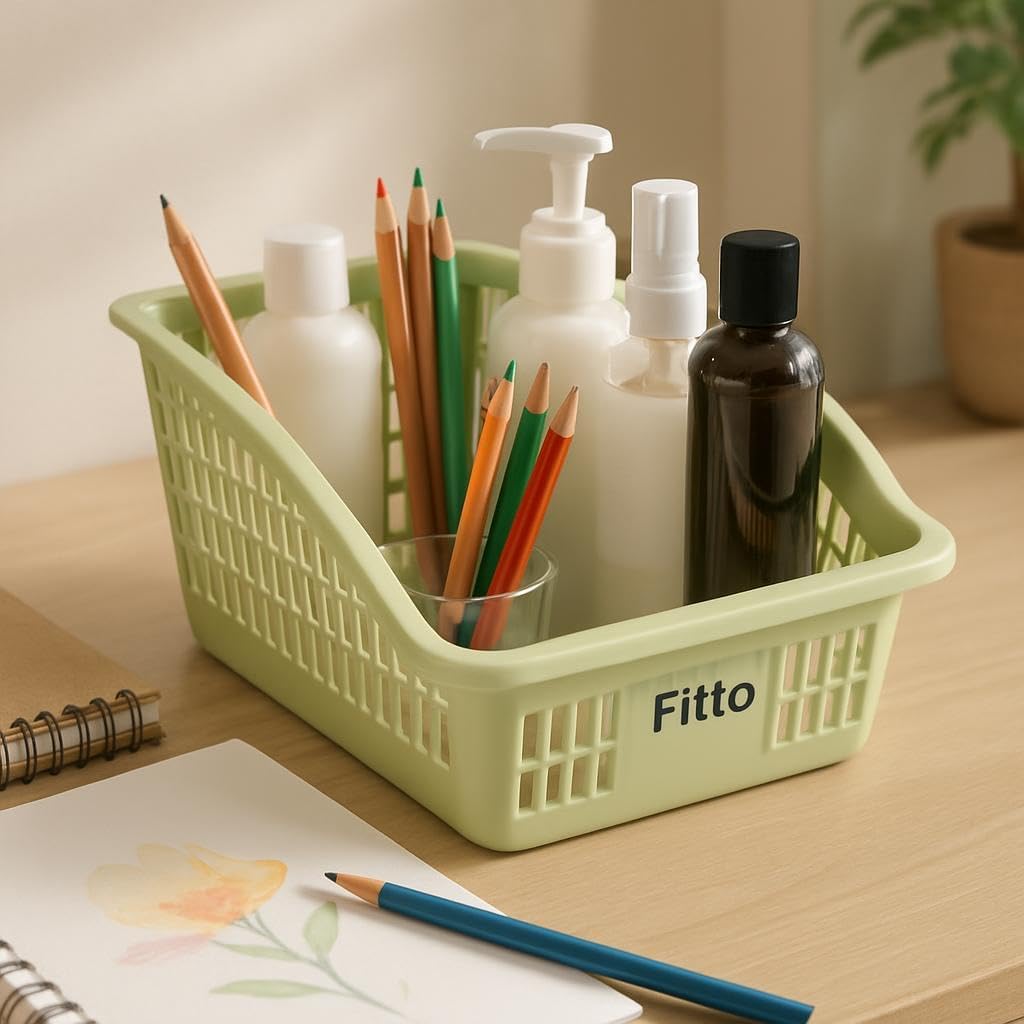 120 Pieces Bathroom Rack Space Saving Storage Organizers for Shampoo and Toiletries