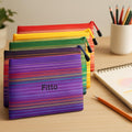 144 Pieces Zipper Bags for A4 Sheets (29.7x21cm – Assorted Patterns for Office & Home)