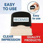 96 Pieces Black Cover Stamps (6.5cm for Office – Document – and Art Marking)
