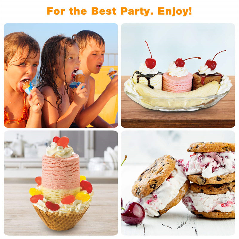 Eco-Friendly Stainless Steel Ice Cream Scoop with Ergonomic Handle