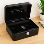 60 Pieces Black Deposit Boxes (20x25cm Secure Storage for Home and Office)