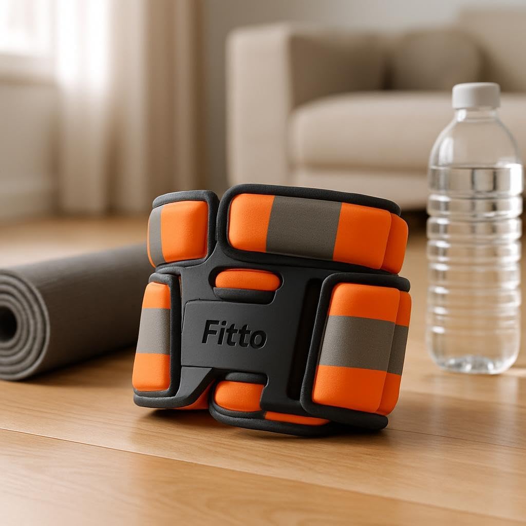 Reflective Vest Running Gear - Safety Reflector Strap Bands - for High Visibility & safety Elastic Adjustable Belt for men and Women (Orange)