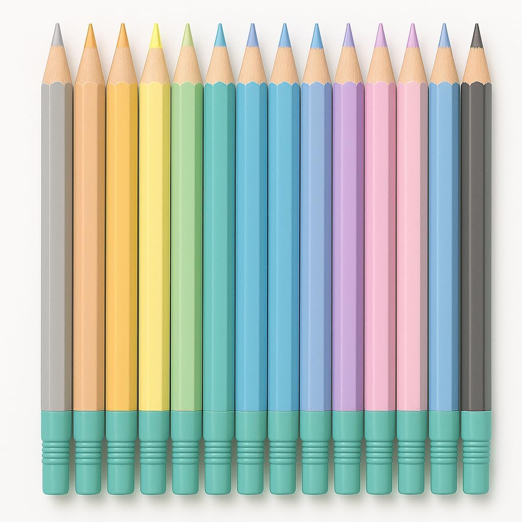120 Pieces 12 Pieces Color Pencils (2.6mm – 17.5cm – 12 Colors – Ideal for Drawing & Sketching)