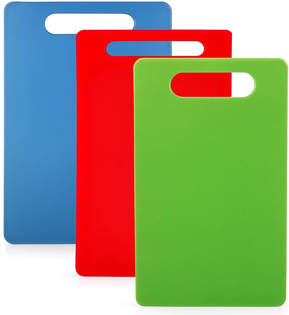 96 Pieces Food Cutting Boards (10mm Thick – Colorful Plastic – Hygienic Kitchen Accessory)