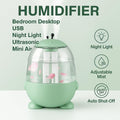 60 Pieces Humidifiers (Bedroom Desktop – USB – Night Light – Ultrasonic Mini Air – Adjustable Mist – Auto Shut-off – Green)