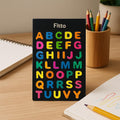 144 Pieces 5 Sheets Self-Adhesive Alphabet Labels (15x11cm)