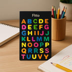 144 Pieces 5 Sheets Self-Adhesive Alphabet Labels (15x11cm)