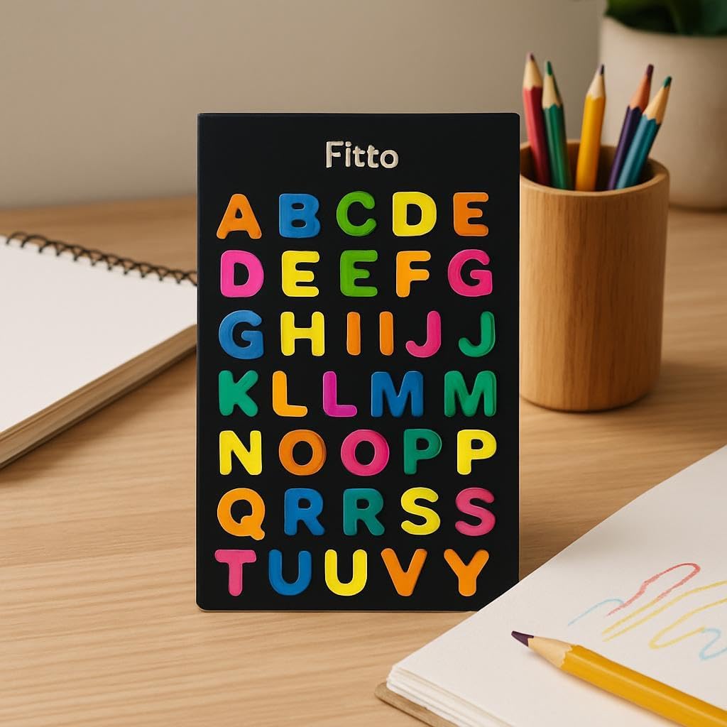144 Pieces 5 Sheets Self-Adhesive Alphabet Labels (15x11cm)