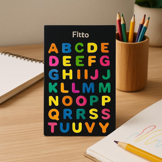 5 Sheets Self-Adhesive Alphabet Labels 15x11cm