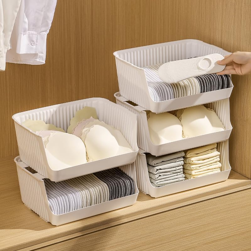 120 Pieces Stackable Underwear Storage Boxes