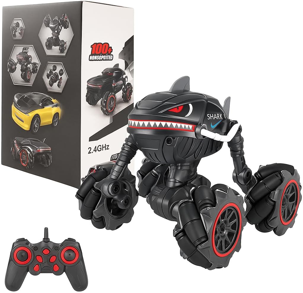 48 Pieces Remote Control Shark Trucks with Roller Tires - Rechargeable Battery (Powerful Motor – Advanced Remote Control System)