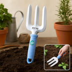 120 Pieces Small Three-Pronged Garden Forks with Textured Grip Handle