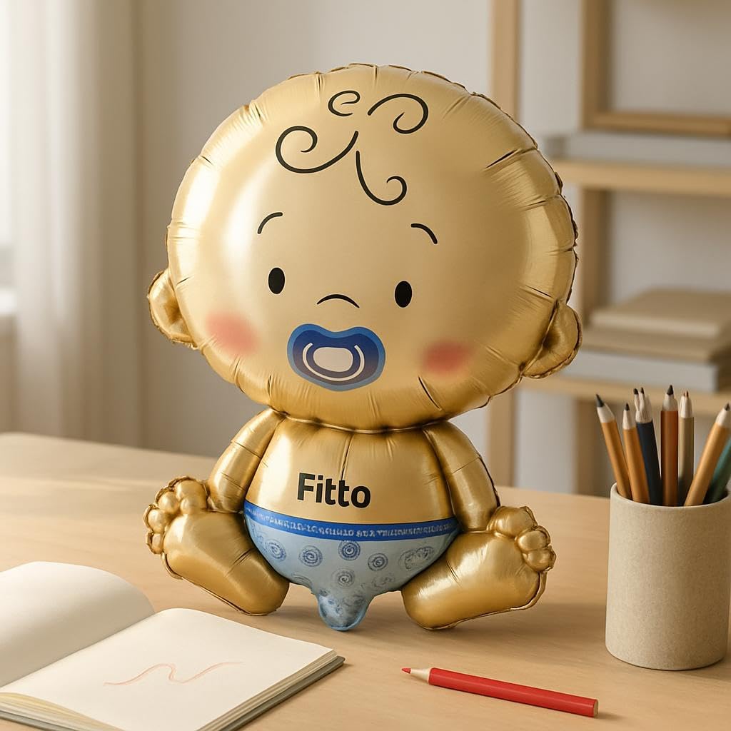 Baby Boy Foil Balloon, 1pcs/Card for Birthday Party Decoration