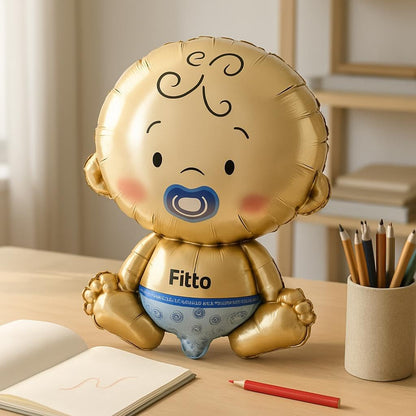 Baby Boy Foil Balloon, 1pcs/Card for Birthday Party Decoration