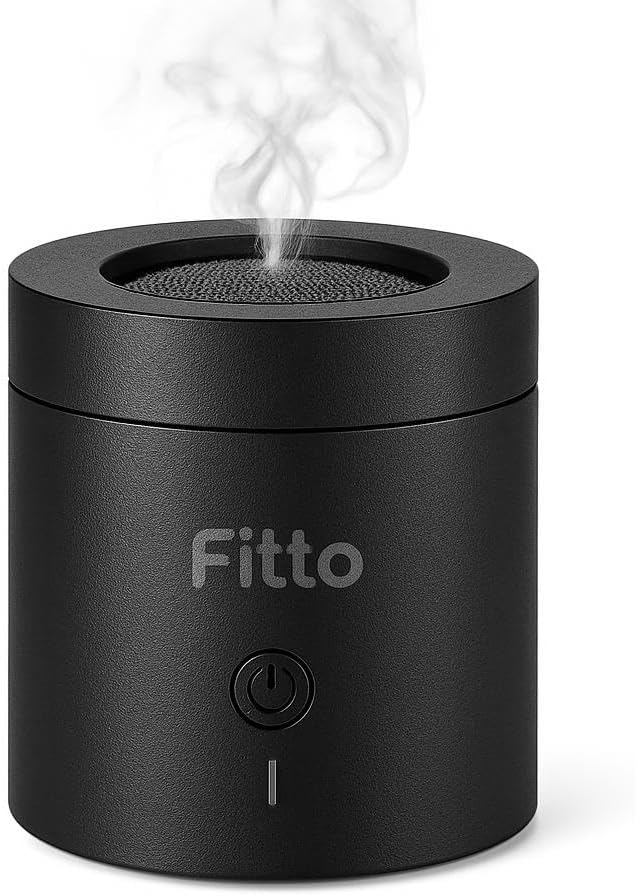 60 Pieces Electric Bakhoor Burners (Rechargeable USB – Portable Incense Burner for Home – Car – Office - Black)
