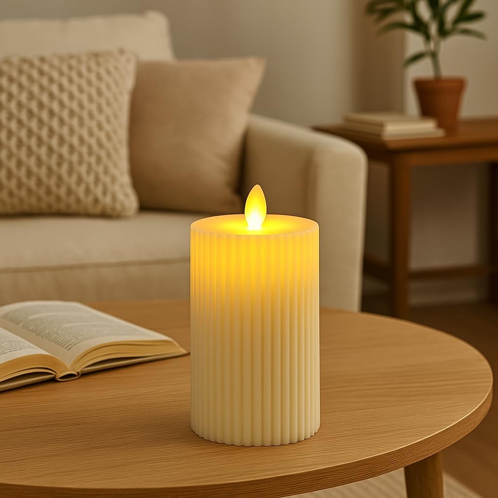 96 Pieces LED Flameless Candles (Smokeless Home Decor – Birthday & Christmas – Warm LED 7.5x15 cm)