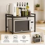 72 Pieces Metal Microwave Stands with Storage Space Above for Kitchen Organization