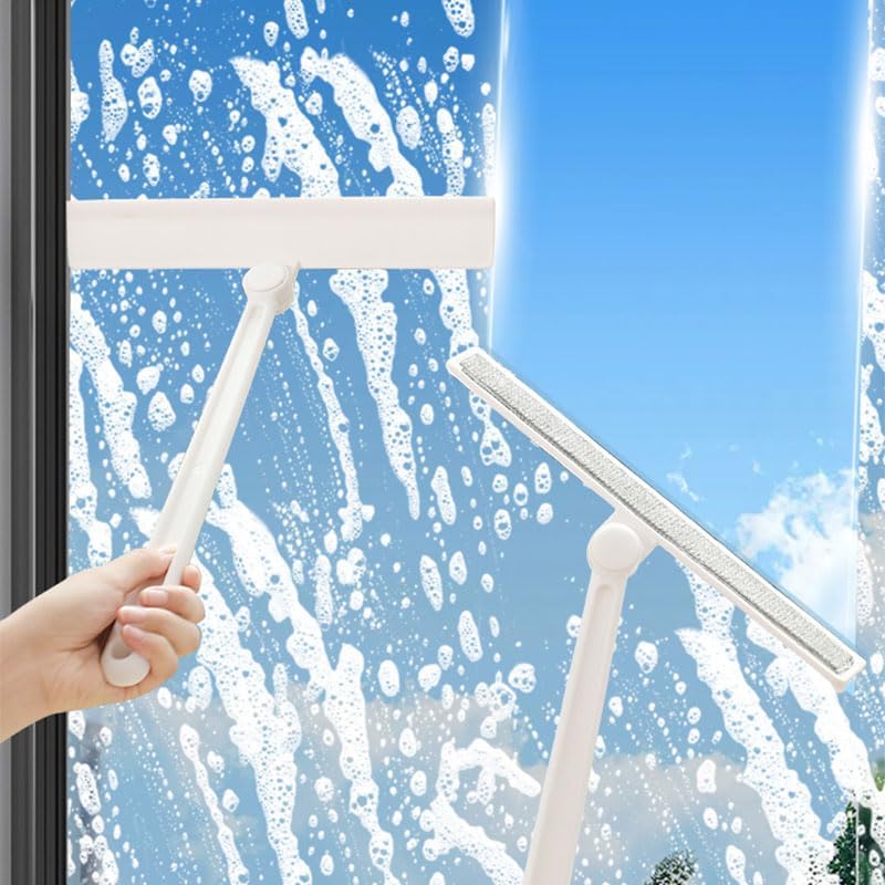 240 Pieces Rotating Window Scrapers (Ergonomic Design – White)