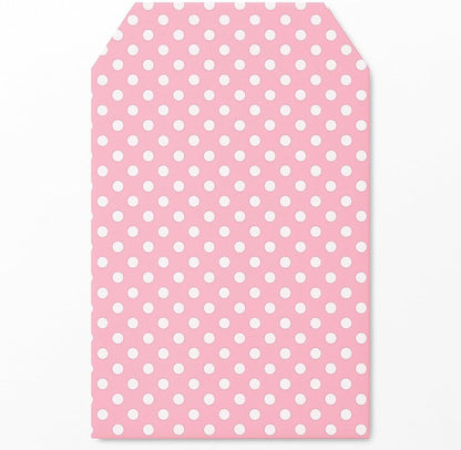 10 Pieces Food Bags 13x8cm Pink for Deli, Bakery, Takeaway Packaging
