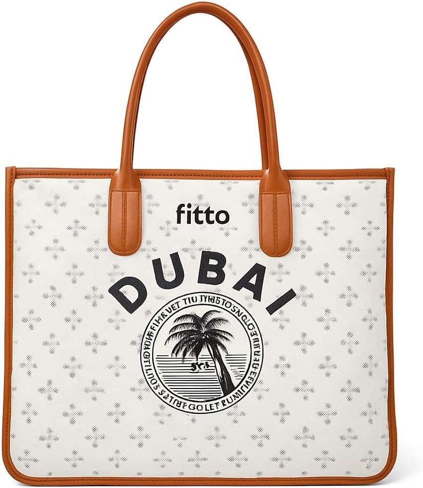 96 Pieces Durable Eco-Friendly Dubai Brown Tote Bags with Handles