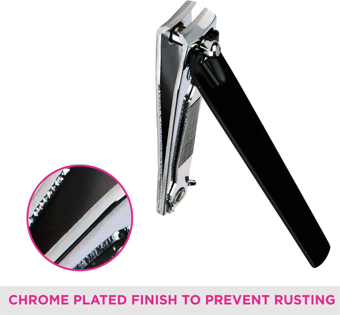 Large Nail Clipper, Vega Product, Black, 1 Pcs