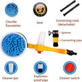 60 Pieces Car Wash Brush Kits (Premium Yellow Cleaning Brushes for Cars – Trucks – RVs – Soft Bristle – Scratch-Free – Durable Handle – Perfect for Exterior – Interior – Wheels – and Tires)